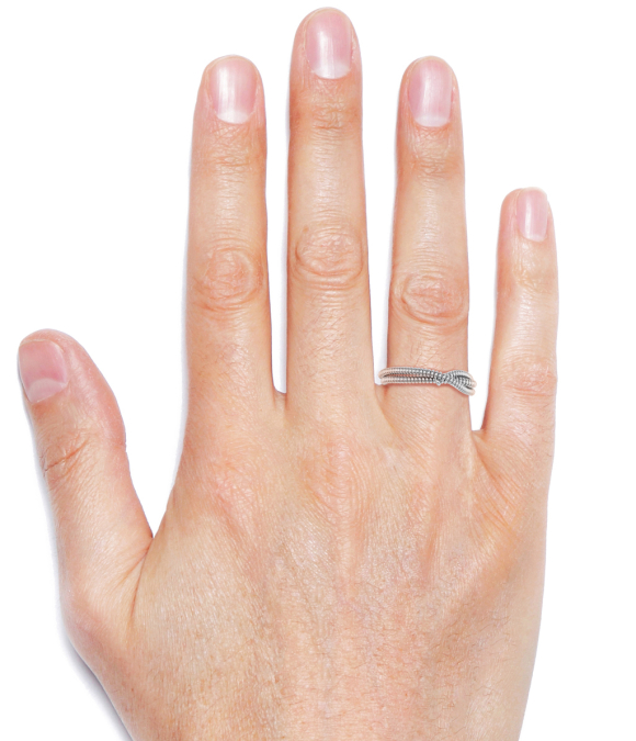 Кольцо обещания "Струна" (Мод. 545)