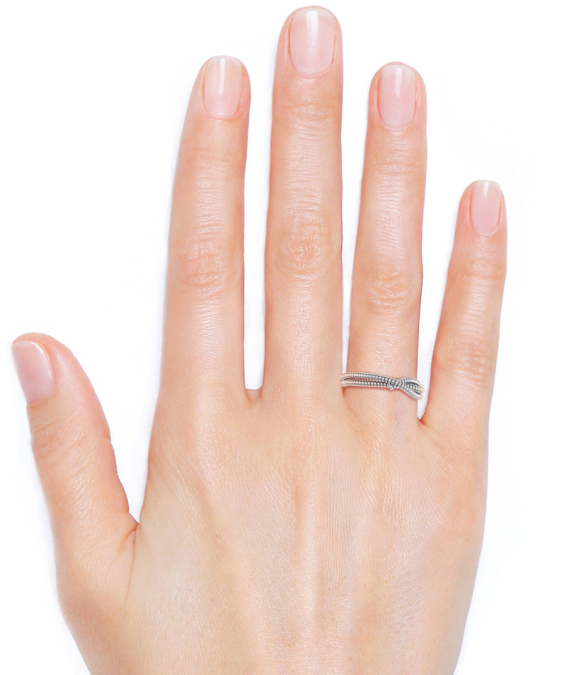 Кольцо обещания "Струна" (Мод. 545)